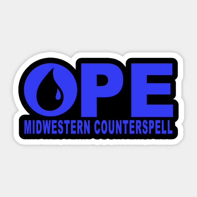 Midwestern Counterspells Sticker by Mia Valley